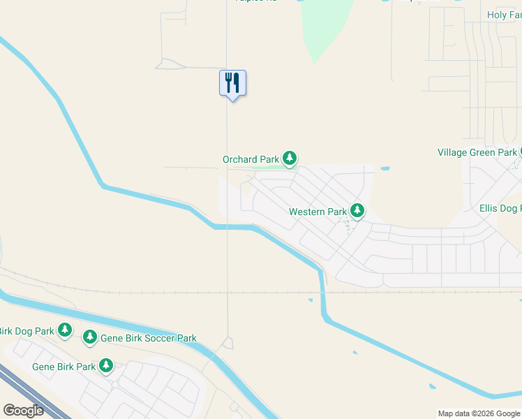 map of restaurants, bars, coffee shops, grocery stores, and more near 27710 South Lammers Road in Tracy
