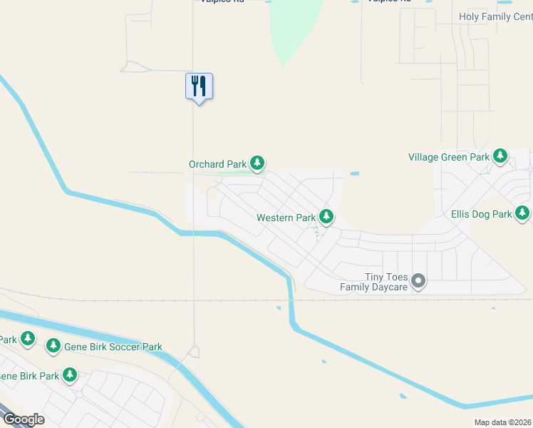 map of restaurants, bars, coffee shops, grocery stores, and more near 27580 South Lammers Road in Tracy