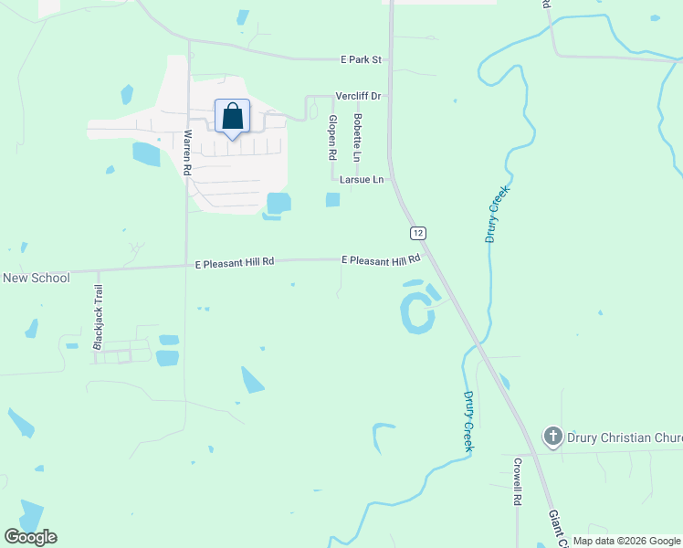 map of restaurants, bars, coffee shops, grocery stores, and more near 101-113 East Pleasant Hill Road in Carbondale