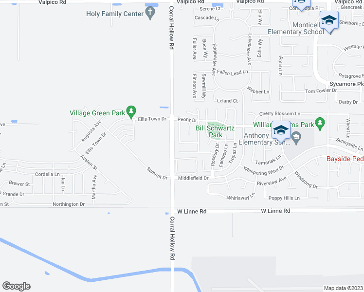 map of restaurants, bars, coffee shops, grocery stores, and more near 4168 Heirloom Lane in Tracy