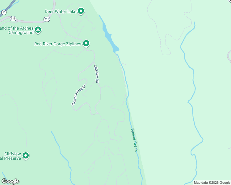 map of restaurants, bars, coffee shops, grocery stores, and more near 901 Cliffview Road in Campton