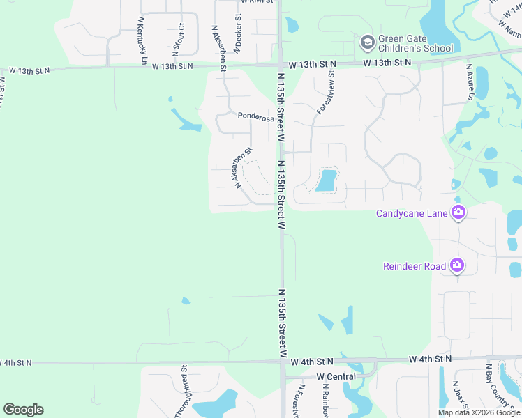 map of restaurants, bars, coffee shops, grocery stores, and more near 13702 Lost Creek in Wichita