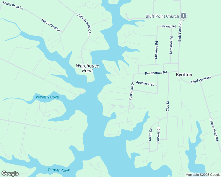 map of restaurants, bars, coffee shops, grocery stores, and more near 150 Tuckahoe Drive in Kilmarnock