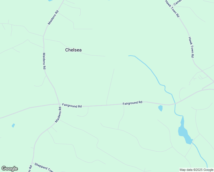 map of restaurants, bars, coffee shops, grocery stores, and more near 2036 Shade Hunter Lane in Maidens