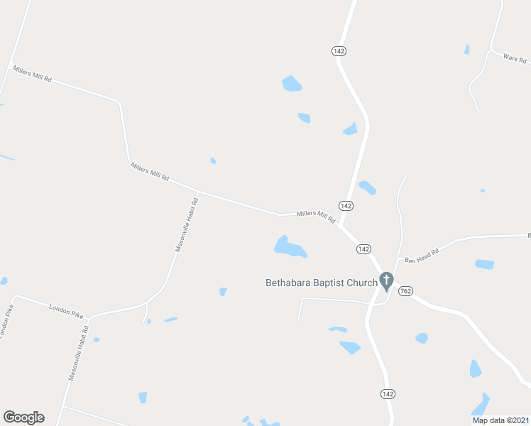 map of restaurants, bars, coffee shops, grocery stores, and more near 6190 Millers Mill Road in Philpot