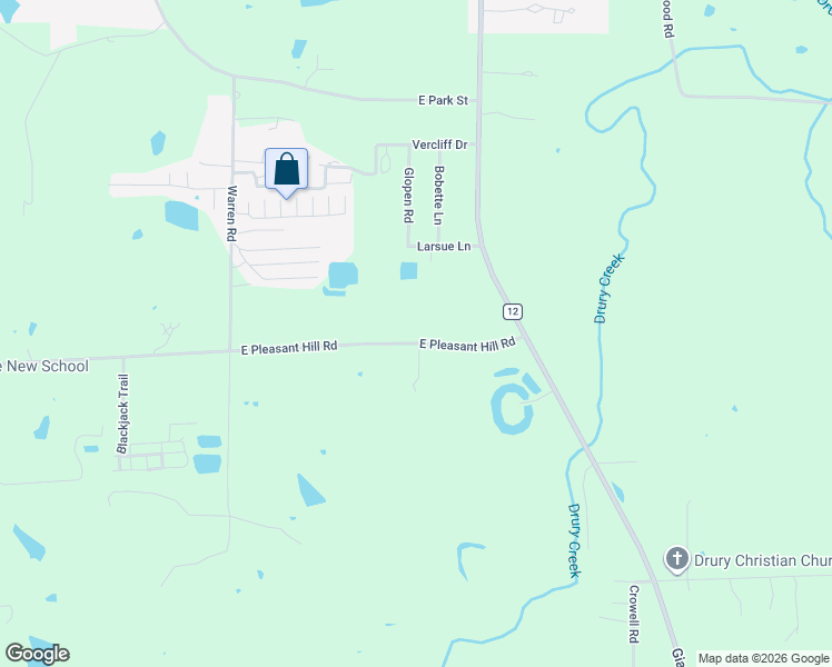 map of restaurants, bars, coffee shops, grocery stores, and more near 101 East Pleasant Hill Road in Carbondale