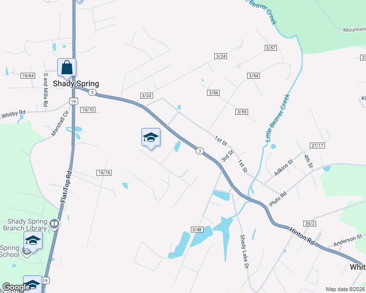414 Hinton Road, Shady Spring WV Walk Score