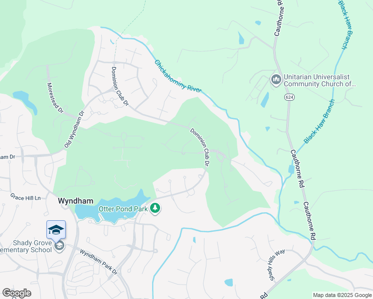 map of restaurants, bars, coffee shops, grocery stores, and more near 6009 Treyburn Place in Glen Allen