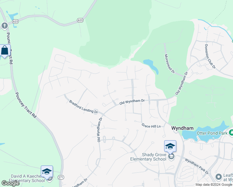 map of restaurants, bars, coffee shops, grocery stores, and more near 12509 Collinstone Court in Glen Allen