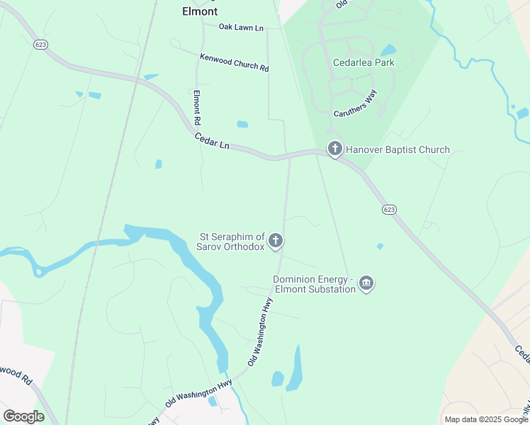 map of restaurants, bars, coffee shops, grocery stores, and more near 11041 Old Washington Highway in Glen Allen
