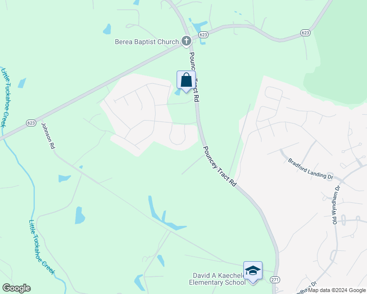 map of restaurants, bars, coffee shops, grocery stores, and more near 7013 Benhall Circle in Glen Allen