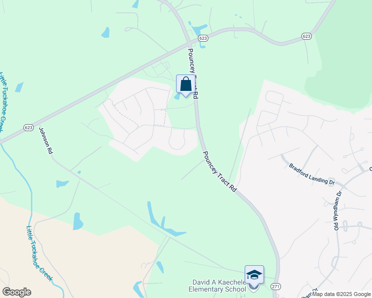 map of restaurants, bars, coffee shops, grocery stores, and more near 7013 Benhall Circle in Glen Allen