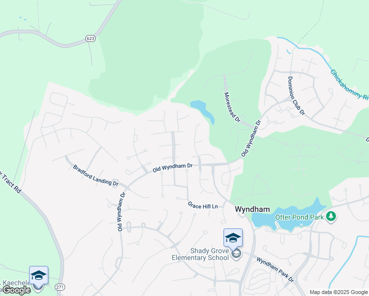 map of restaurants, bars, coffee shops, grocery stores, and more near 12401 Chadsworth Place in Glen Allen