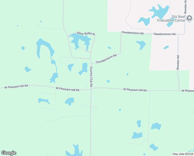 map of restaurants, bars, coffee shops, grocery stores, and more near 2398 Country Club Road in Carbondale