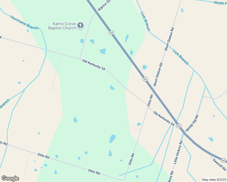 map of restaurants, bars, coffee shops, grocery stores, and more near 8072 Kentucky 54 in Philpot