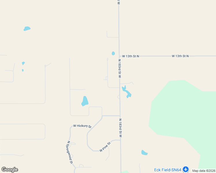map of restaurants, bars, coffee shops, grocery stores, and more near 1200 North Pecanwood Road in Goddard