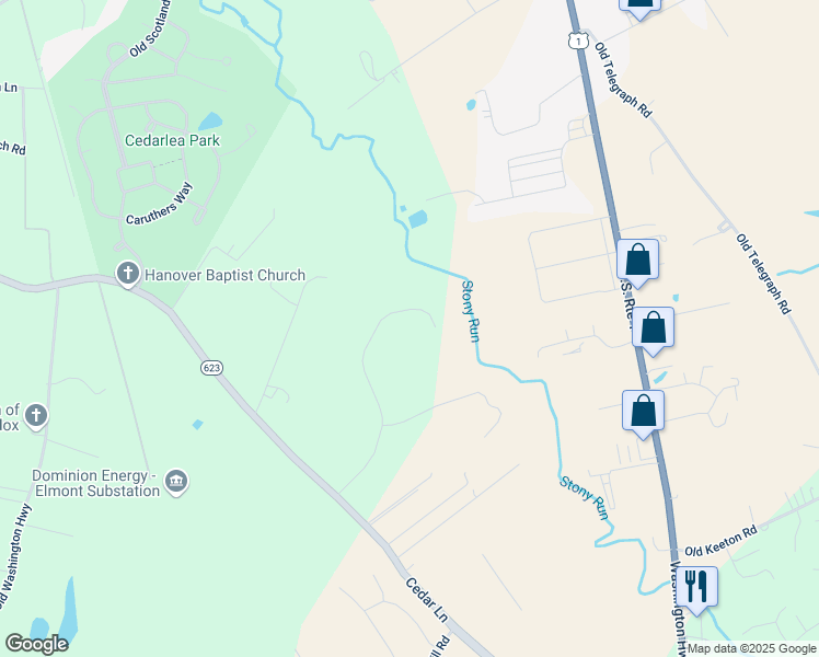 map of restaurants, bars, coffee shops, grocery stores, and more near 11013 Brookhollow Drive in Glen Allen