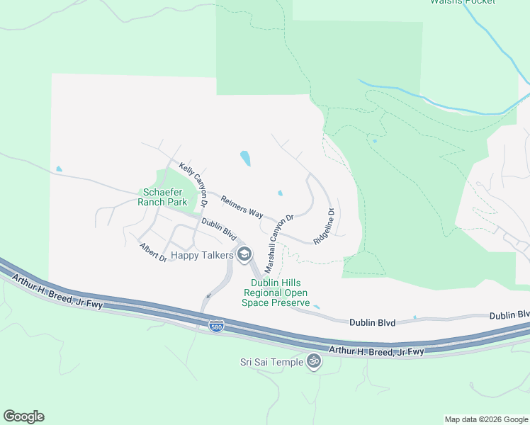 map of restaurants, bars, coffee shops, grocery stores, and more near 9903 Reimers Way in Dublin