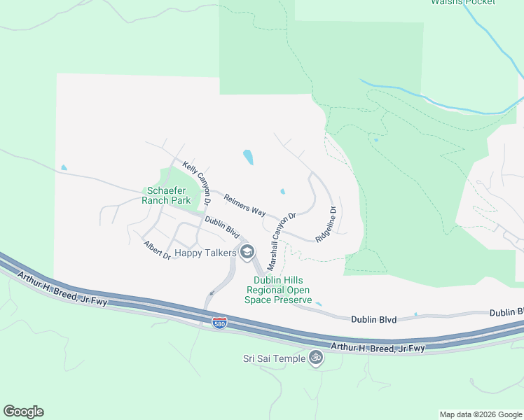 map of restaurants, bars, coffee shops, grocery stores, and more near 9903 Reimers Way in Dublin