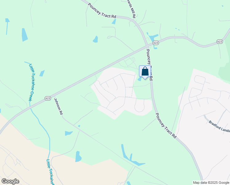 map of restaurants, bars, coffee shops, grocery stores, and more near 7282 Ellingham Court in Glen Allen