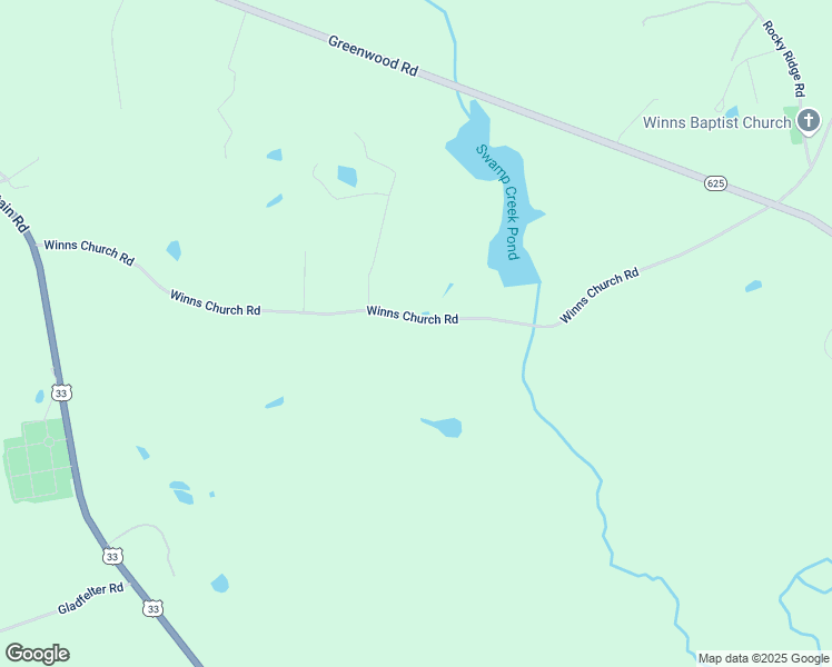 map of restaurants, bars, coffee shops, grocery stores, and more near 12573 Winns Church Road in Glen Allen