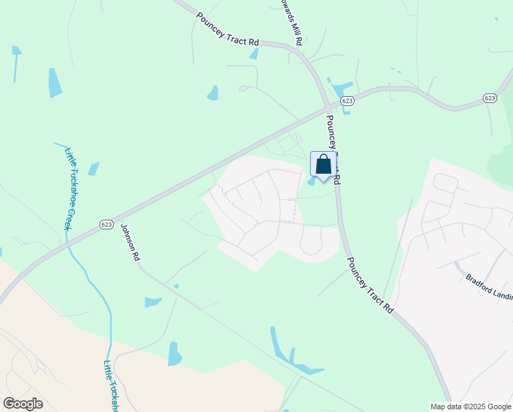 map of restaurants, bars, coffee shops, grocery stores, and more near 7282 Ellingham Court in Glen Allen