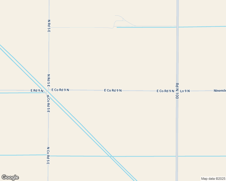 map of restaurants, bars, coffee shops, grocery stores, and more near East Co Road 9 North in Center