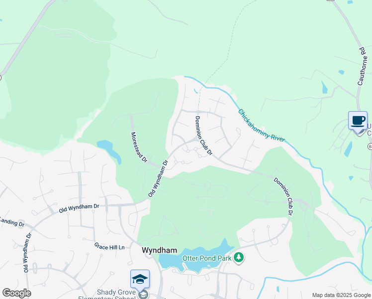 map of restaurants, bars, coffee shops, grocery stores, and more near 12009 Kershaw Court in Glen Allen