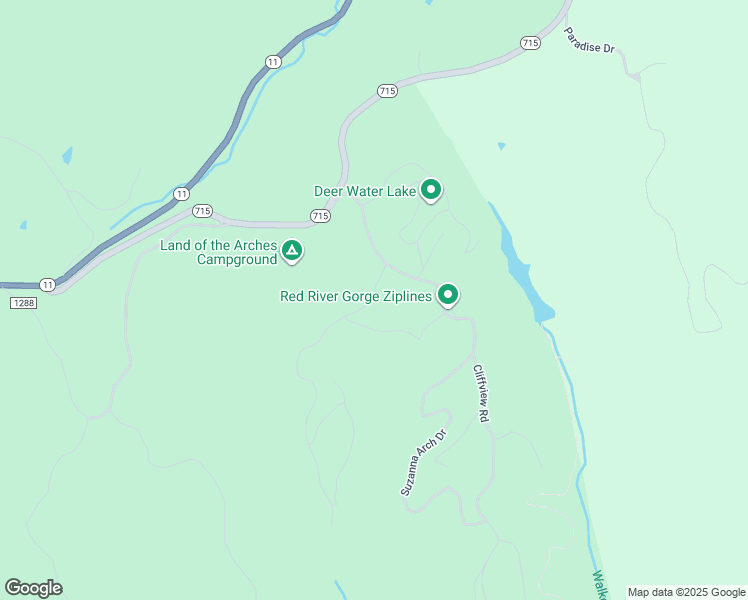map of restaurants, bars, coffee shops, grocery stores, and more near 99 Eagle Ridge Road in Campton