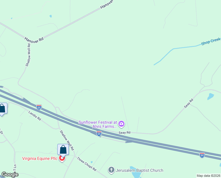map of restaurants, bars, coffee shops, grocery stores, and more near 1002 Seay Road in Manakin-Sabot