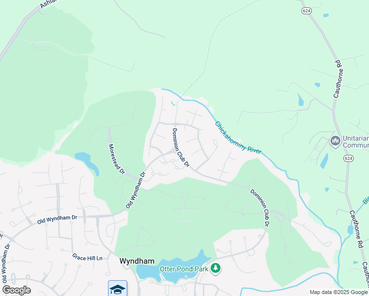 map of restaurants, bars, coffee shops, grocery stores, and more near 6205 Winsted Court in Glen Allen