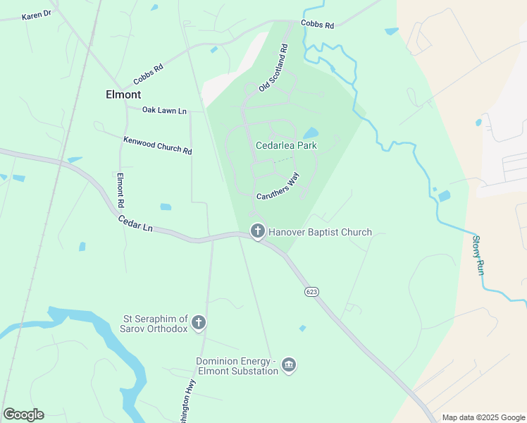 map of restaurants, bars, coffee shops, grocery stores, and more near 11206 Cedarlea Parkway in Glen Allen
