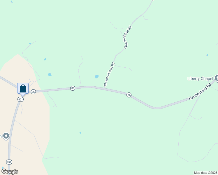 map of restaurants, bars, coffee shops, grocery stores, and more near 4849 Church of God Road in Custer