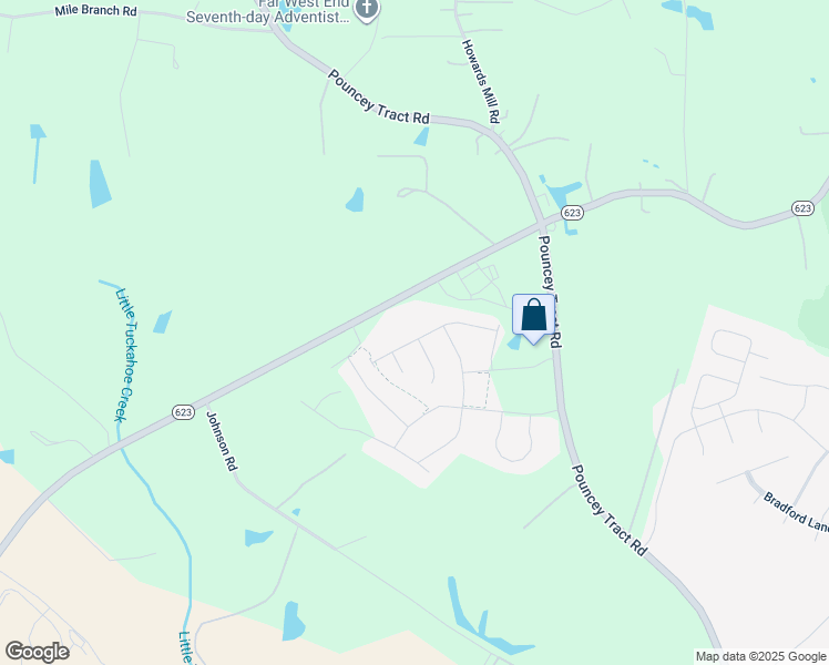 map of restaurants, bars, coffee shops, grocery stores, and more near 7227 Shenfield Avenue in Glen Allen