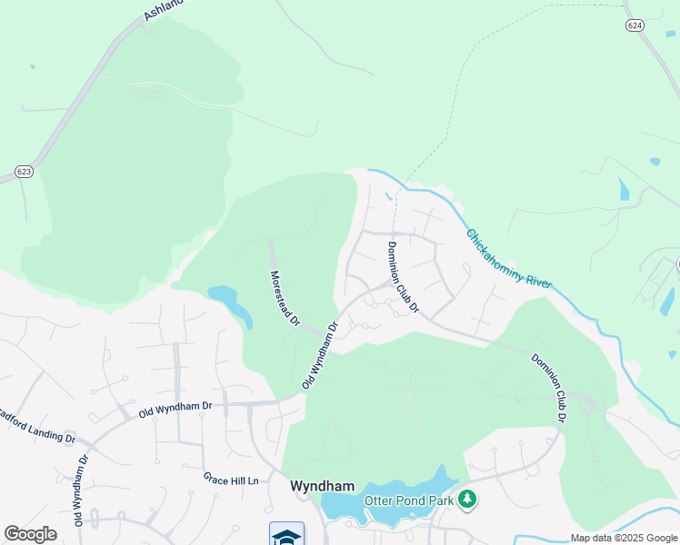 map of restaurants, bars, coffee shops, grocery stores, and more near 12117 Manor Park Drive in Glen Allen