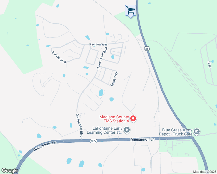 map of restaurants, bars, coffee shops, grocery stores, and more near 9030 Landon Lane in Richmond