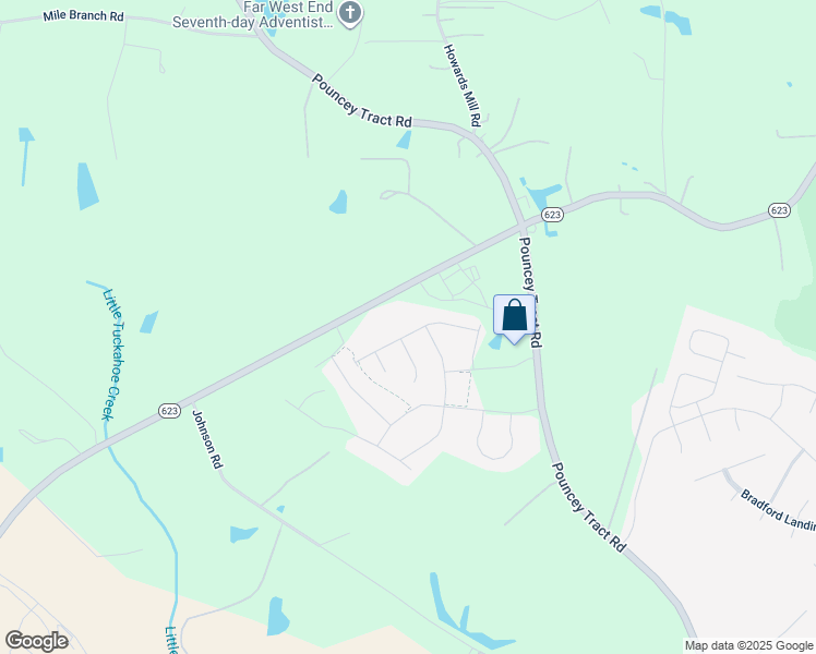 map of restaurants, bars, coffee shops, grocery stores, and more near 7223 Shenfield Avenue in Glen Allen