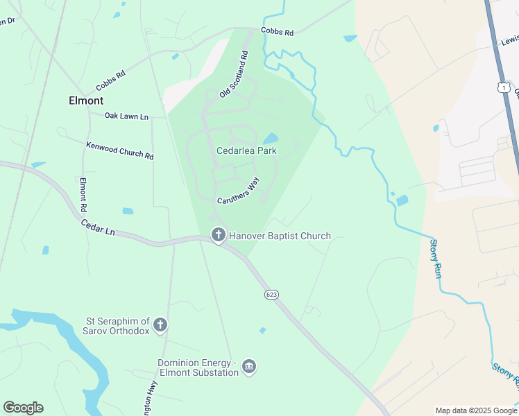 map of restaurants, bars, coffee shops, grocery stores, and more near 11431 Puttinham Court in Glen Allen