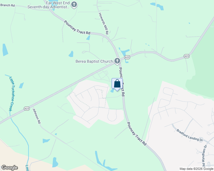 map of restaurants, bars, coffee shops, grocery stores, and more near 7201 Shenfield Avenue in Glen Allen