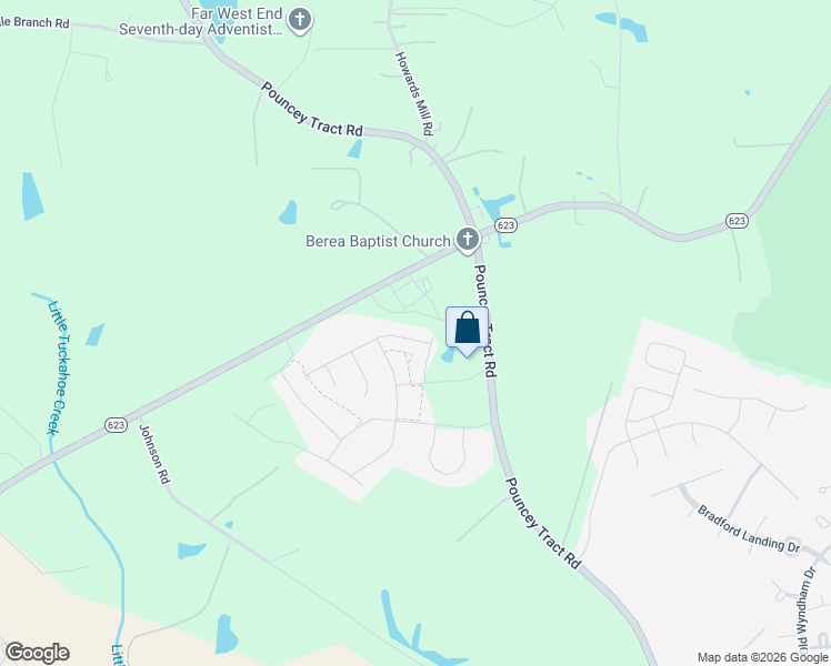 map of restaurants, bars, coffee shops, grocery stores, and more near 7201 Shenfield Avenue in Glen Allen