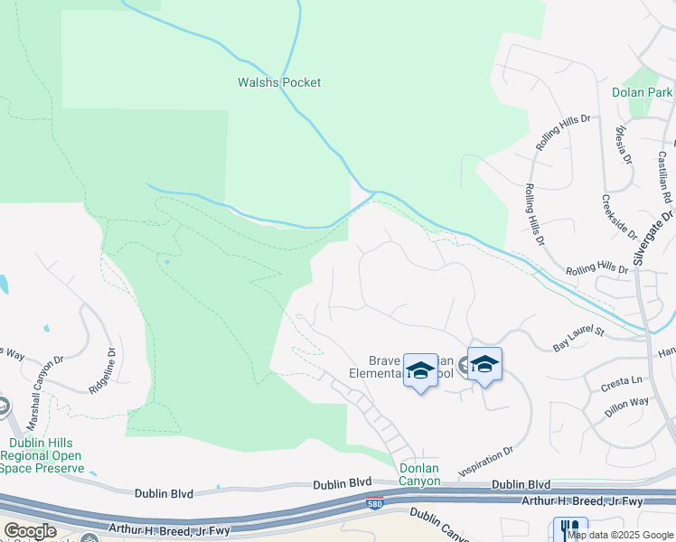 map of restaurants, bars, coffee shops, grocery stores, and more near 7861 Galway Court in Dublin