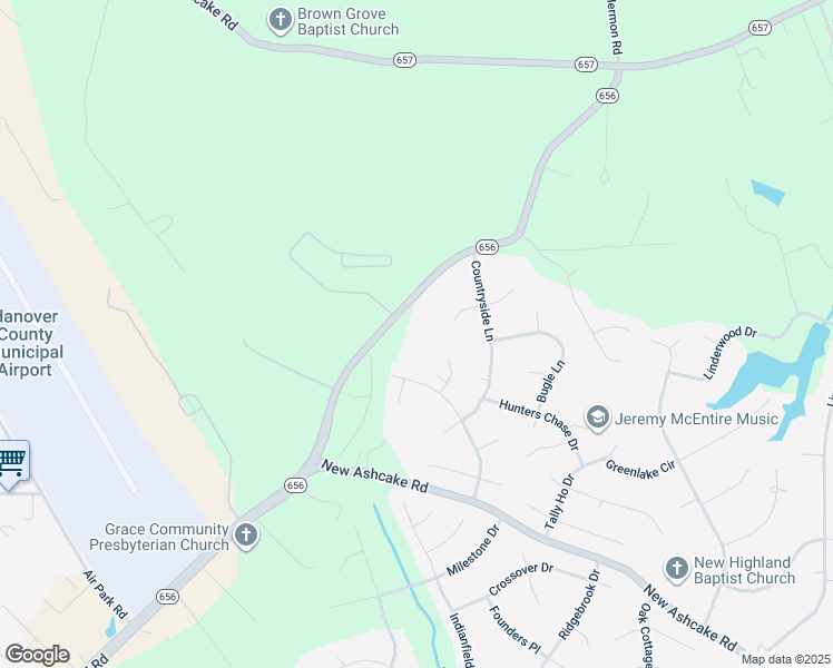 map of restaurants, bars, coffee shops, grocery stores, and more near 9323 Sliding Hill Road in Ashland