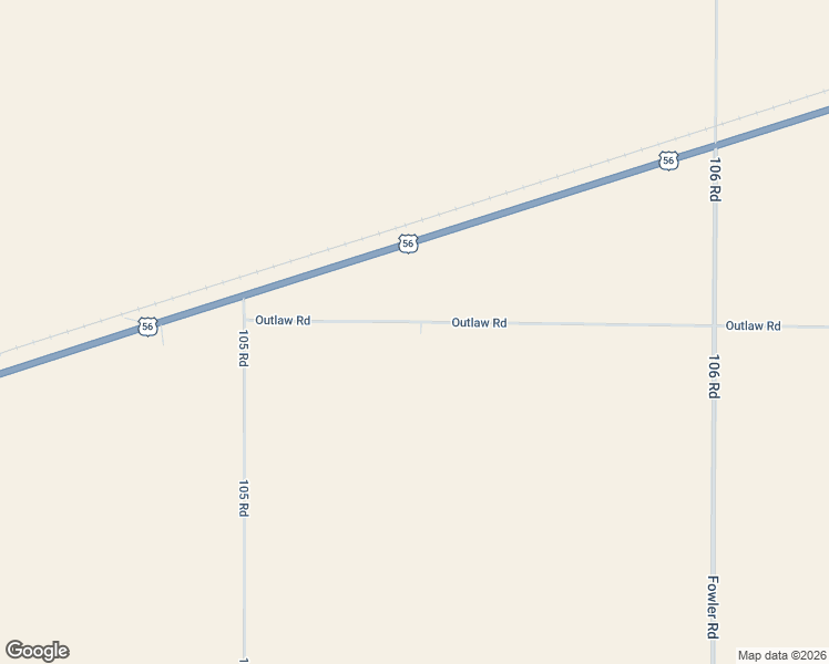 map of restaurants, bars, coffee shops, grocery stores, and more near 10537 Outlaw Road in Dodge City