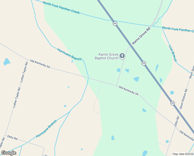map of restaurants, bars, coffee shops, grocery stores, and more near 7848 Old Kentucky 54 in Philpot