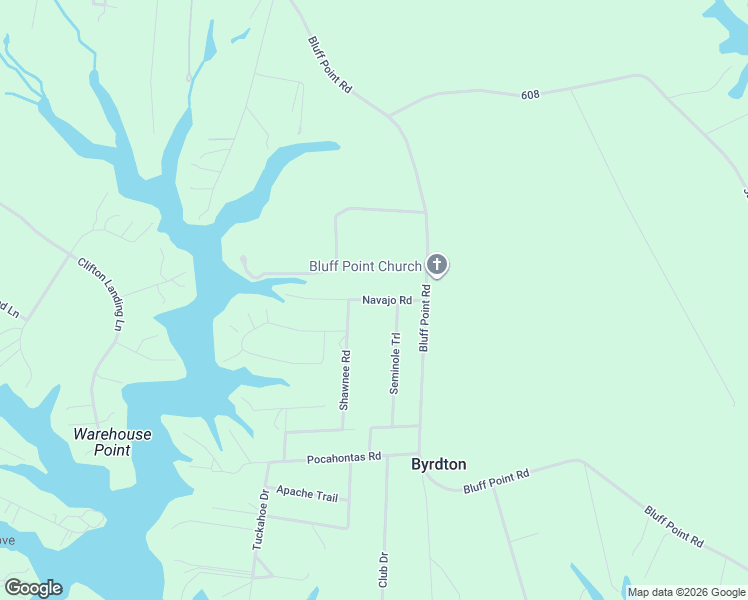 map of restaurants, bars, coffee shops, grocery stores, and more near Navajo Road in Kilmarnock