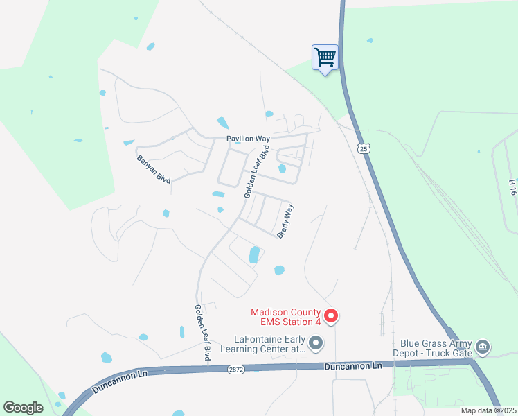 map of restaurants, bars, coffee shops, grocery stores, and more near 8003 Wilburn Way in Richmond