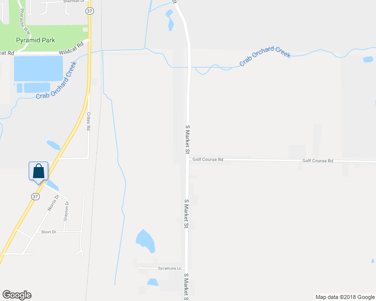 map of restaurants, bars, coffee shops, grocery stores, and more near 2599 South Market Street in Marion