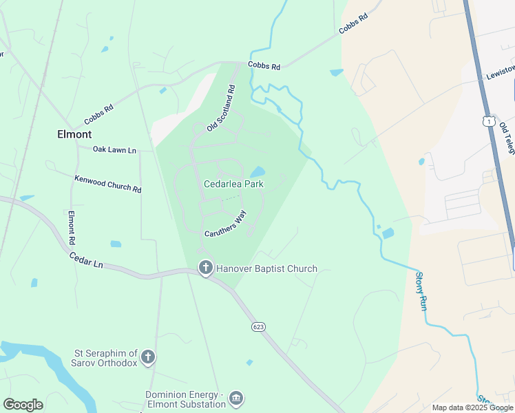 map of restaurants, bars, coffee shops, grocery stores, and more near 11406 Parsons Chapel Road in Glen Allen