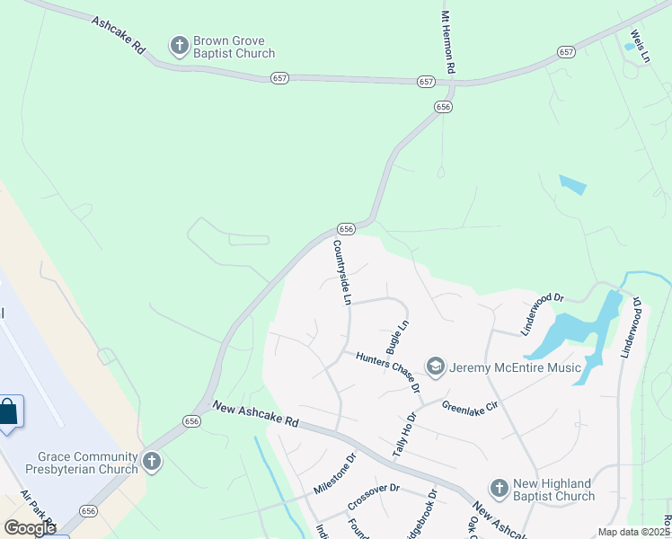 map of restaurants, bars, coffee shops, grocery stores, and more near 9216 Fetlock Drive in Mechanicsville