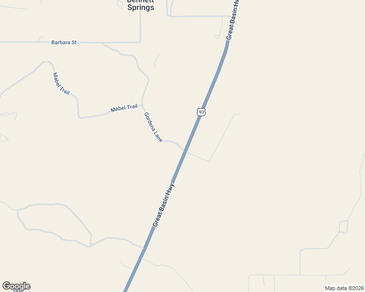 map of restaurants, bars, coffee shops, grocery stores, and more near Gordena Lane in Caliente